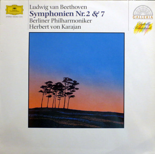 Ludwig van Beethoven / Berliner Philharmoniker / Herbert von Karajan : Symphonien Nr.2 & 7 (LP, Comp)