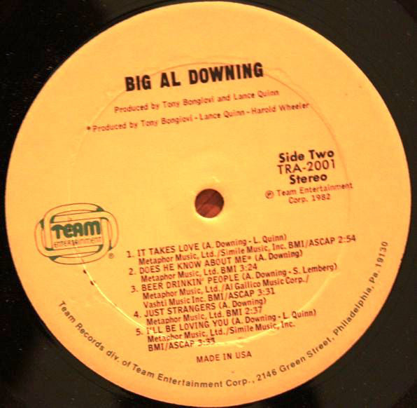 Al Downing : Big Al Downing (LP, Album)