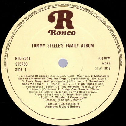 Tommy Steele : Tommy Steele's Family Album (LP, Comp, Gat)