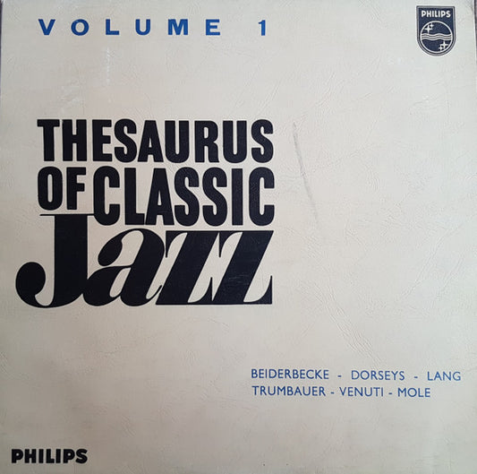 Various : Thesaurus Of Classic Jazz Volume 1 (LP, Comp)