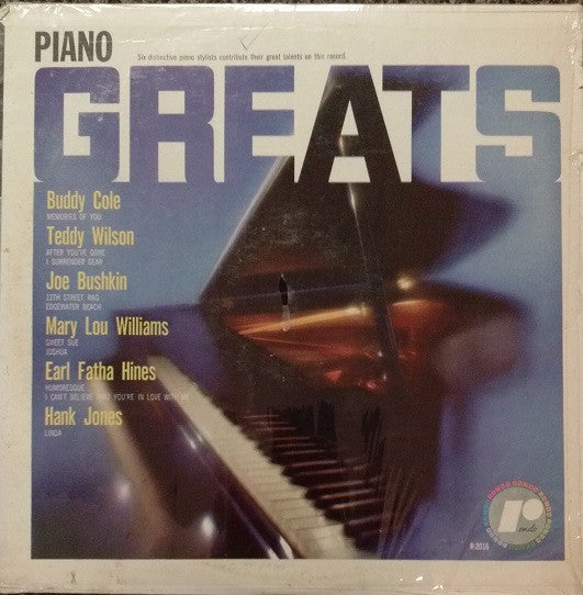 Various : Piano Greats (LP, Comp, Mono)