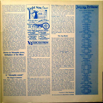 Various : Memphis Blues (1928 - 1930) Jazz Tribune No. 51 (2xLP, Comp, RE)