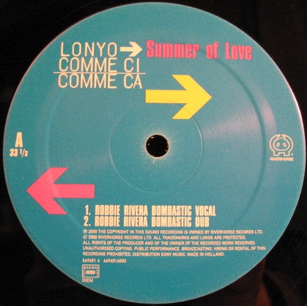 Lonyo → Comme Ci Comme Ca : Summer Of Love (12", Maxi)