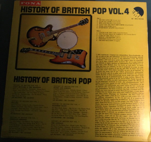 The Dave Clark Five : History Of British Pop Vol. 4 (LP, Comp)