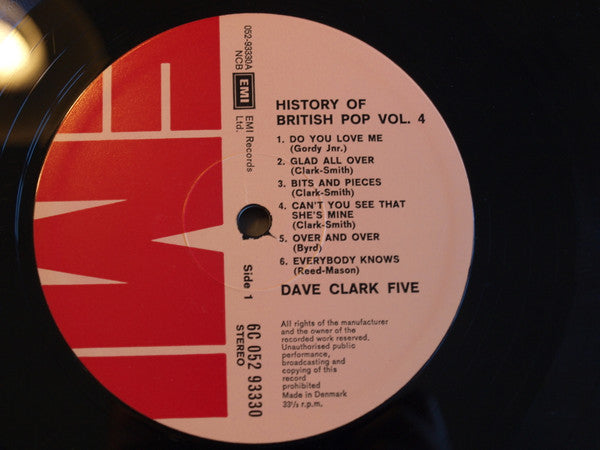 The Dave Clark Five : History Of British Pop Vol. 4 (LP, Comp)