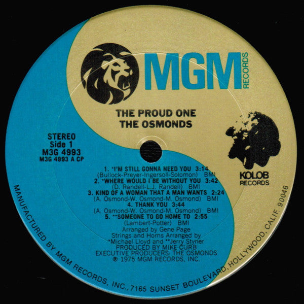 The Osmonds : The Proud One (LP)