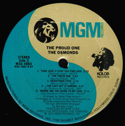 The Osmonds : The Proud One (LP)