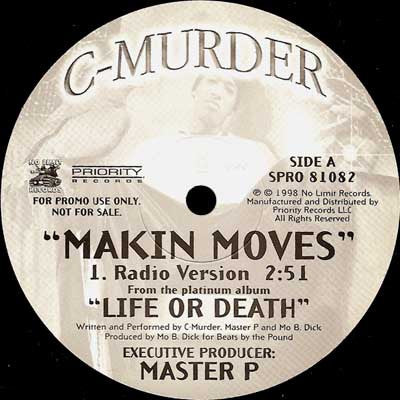 C-Murder : Makin Moves (12", Promo)