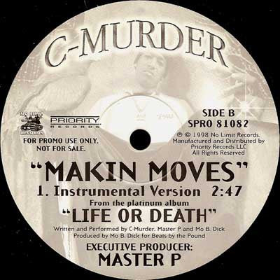 C-Murder : Makin Moves (12", Promo)