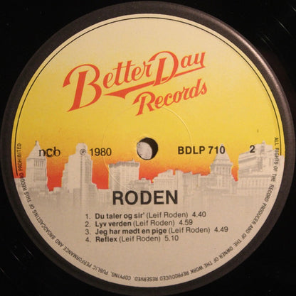 Leif Roden : Roden (LP, Album)