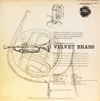 Jackie Gleason : Velvet Brass (LP, Album)