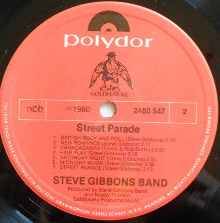 Steve Gibbons Band : Street Parade (LP, Album)