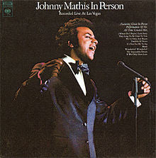 Johnny Mathis : In Person - Recorded Live At Las Vegas (2xLP, Album, Ter)