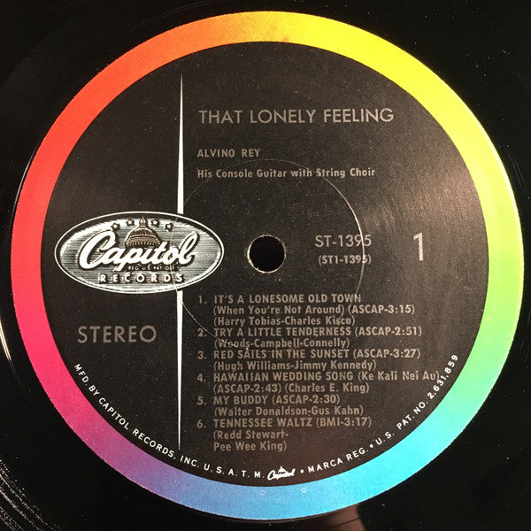 Alvino Rey : That Lonely Feeling (LP)