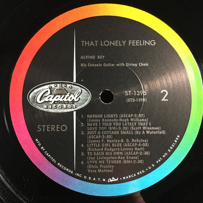 Alvino Rey : That Lonely Feeling (LP)