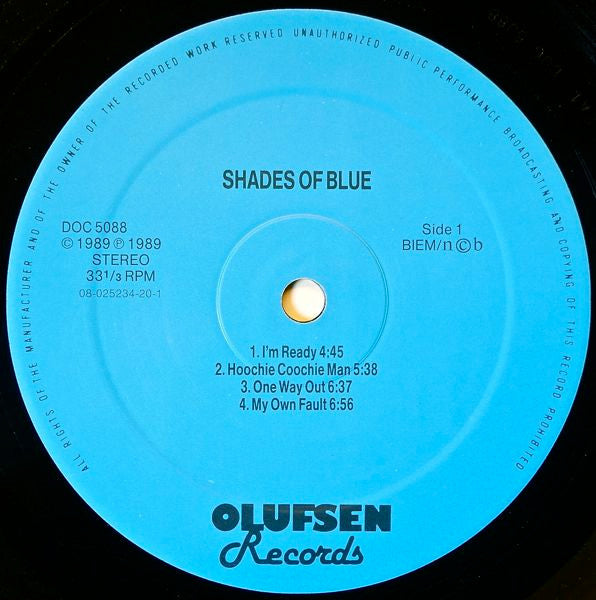 Shades Of Blue (7) : Shades Of Blue (LP, Album)