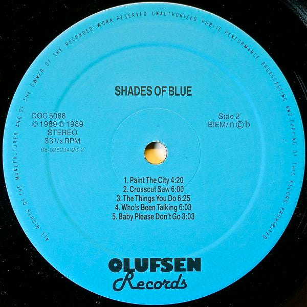 Shades Of Blue (7) : Shades Of Blue (LP, Album)