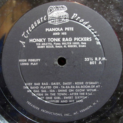 Pianola Pete And His Honky Tonk Rag Pickers : Pianola Pete And His Honky Tonk Rag Pickers (LP, Album)