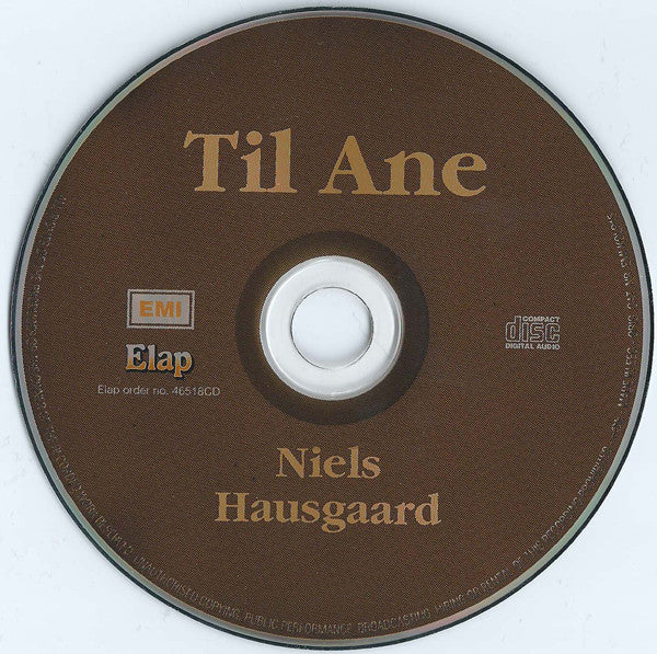 Niels Hausgaard : Til Ane (CD, Album)