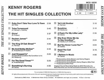 Kenny Rogers : The Hit Singles Collection (CD, Comp)