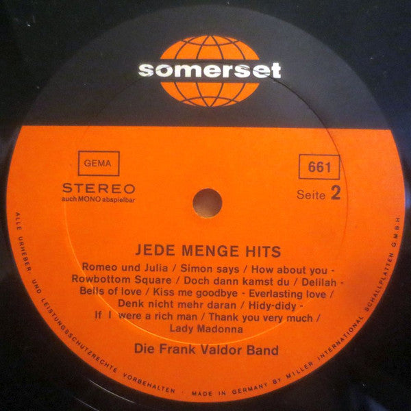 Frank Valdor Band : Jede Menge Hits (LP)