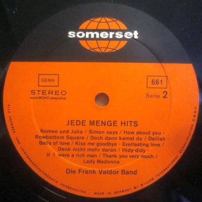 Frank Valdor Band : Jede Menge Hits (LP)