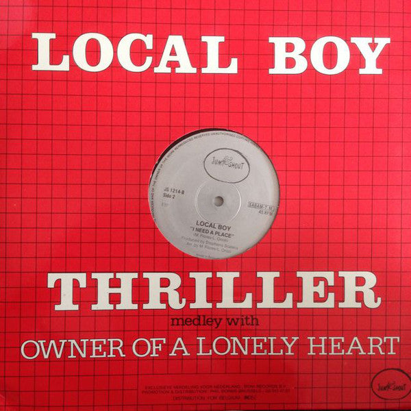 Local Boy : Thriller Medley With Owner Of A Lonely Heart (12")