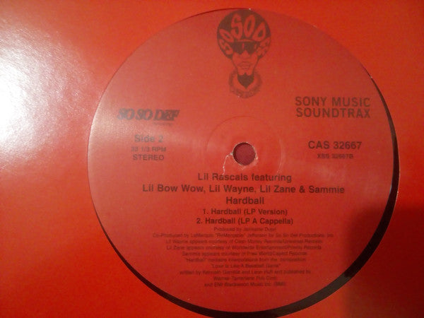 Lil' Rascals (2) Featuring Lil' Bow Wow, Lil Wayne, Lil' Zane & Sammie : Hardball (12", Single)