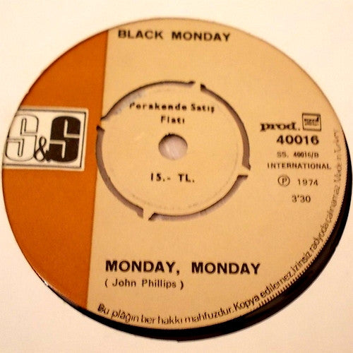 Black Monday : Ride Your Bike (7")