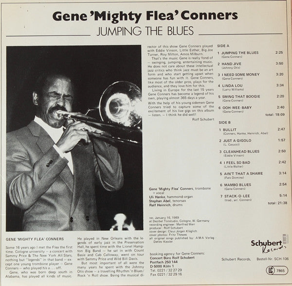 Gene "Mighty Flea" Conners : Jumping The Blues (LP, Album)