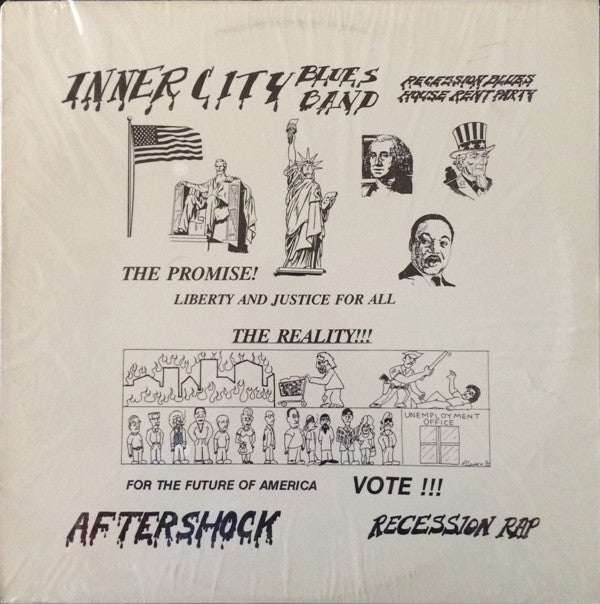 Aftershock (9) / The Inner City Blues Band : Recession Rap / Recession Blues (12")