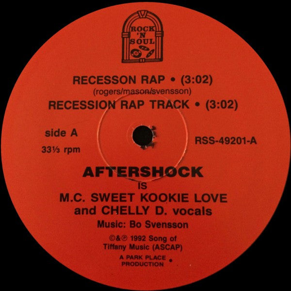 Aftershock (9) / The Inner City Blues Band : Recession Rap / Recession Blues (12")