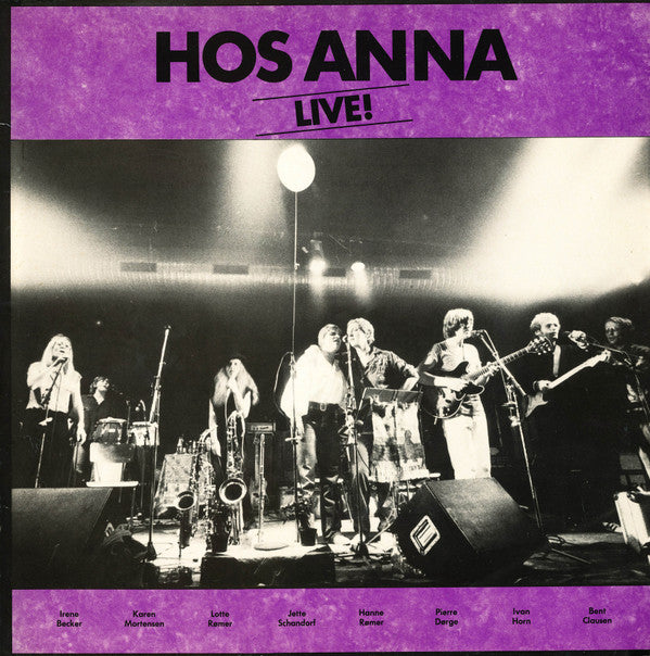 Hos Anna : Live! (LP, Album)