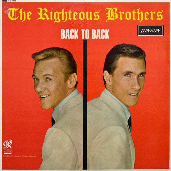 The Righteous Brothers : Back To Back (LP, Mono, RE)