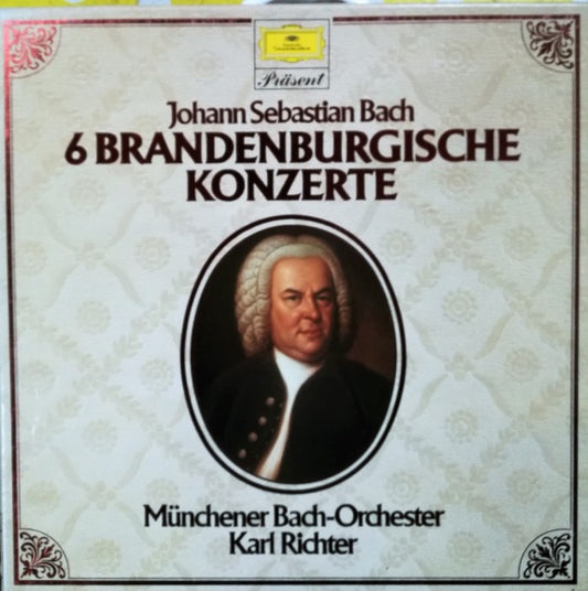 Johann Sebastian Bach — Münchener Bach-Orchester · Karl Richter : 6 Brandenburgische Konzerte (Box, RE + 2xLP)