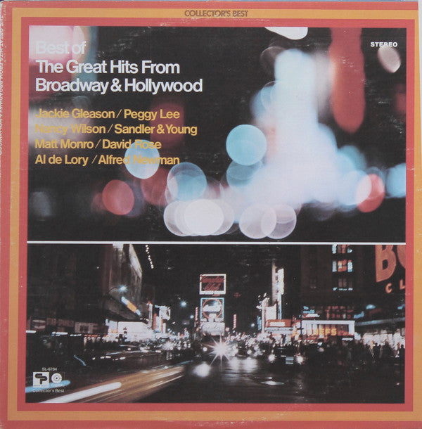 Various : Best Of The Great Hits From Broadway & Hollywood (LP, Comp)