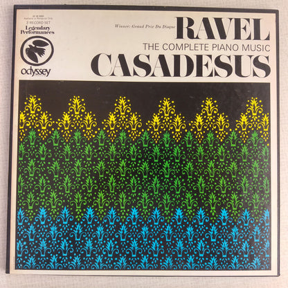 Maurice Ravel / Robert Casadesus : The Complete Piano Music (Box + 3xLP, Comp, Mono, RE)