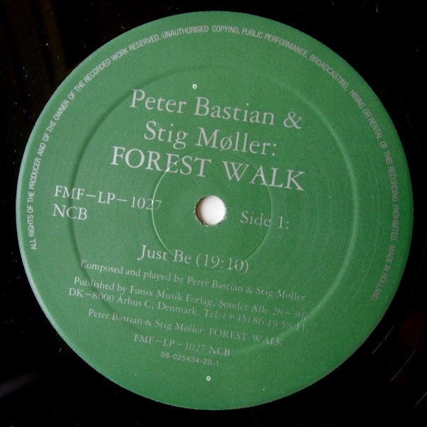 Peter Bastian (2) & Stig Møller : Forest Walk (LP, Album)