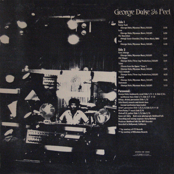 George Duke : Feel (LP, Album, PRC)