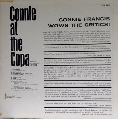 Connie Francis : At The Copa (LP)