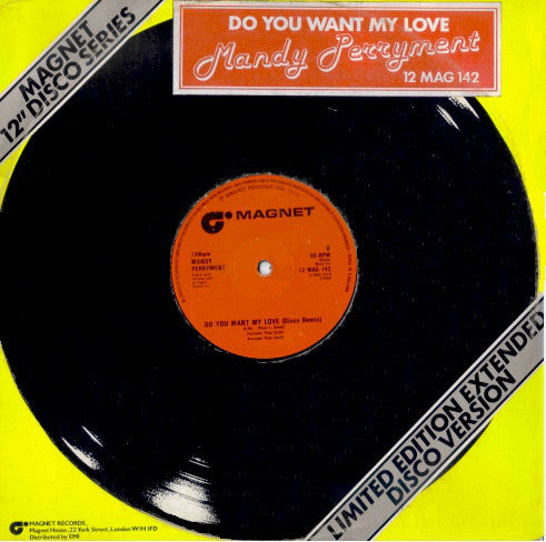 Mandy Perryment : Do You Want My Love (12", Ltd)