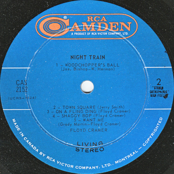 Floyd Cramer : Night Train (LP, Album)