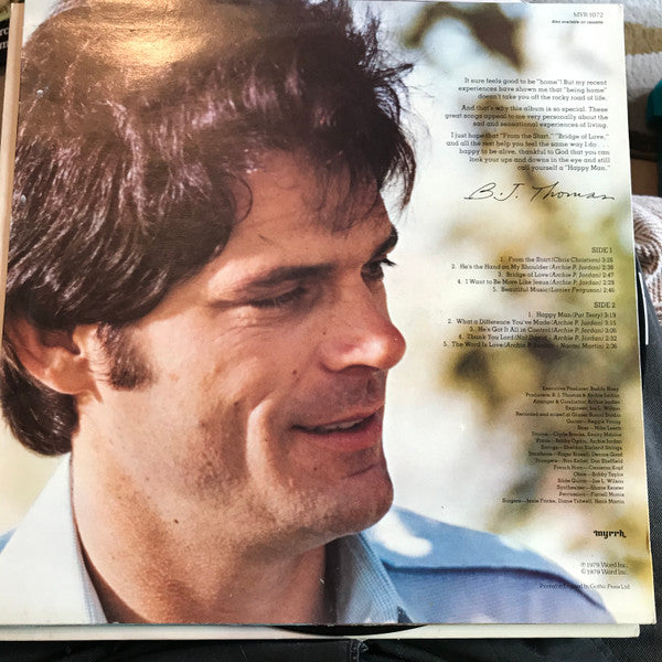 B.J. Thomas : Happy Man (LP)