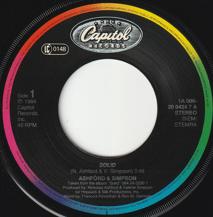 Ashford & Simpson : Solid (7", Single)