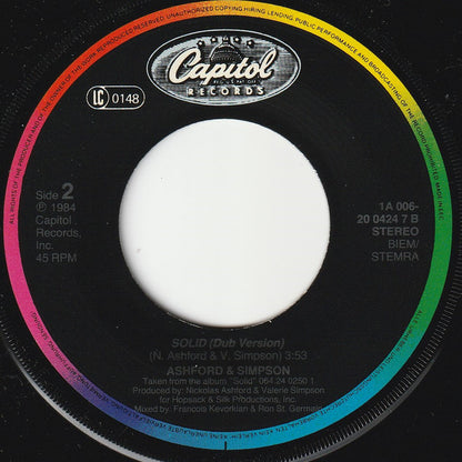 Ashford & Simpson : Solid (7", Single)