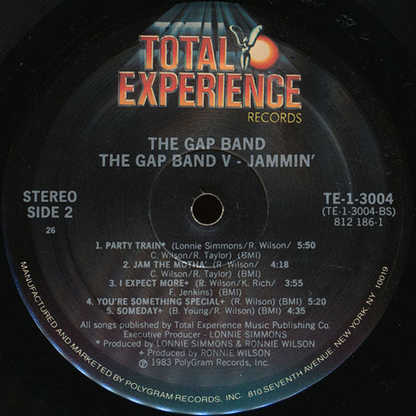 The Gap Band : Gap Band V - Jammin' (LP, Album, 26 )