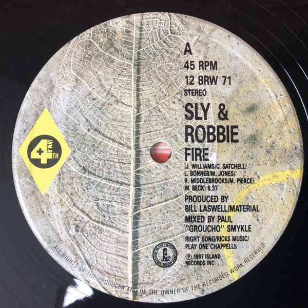 Sly & Robbie : Fire (12")