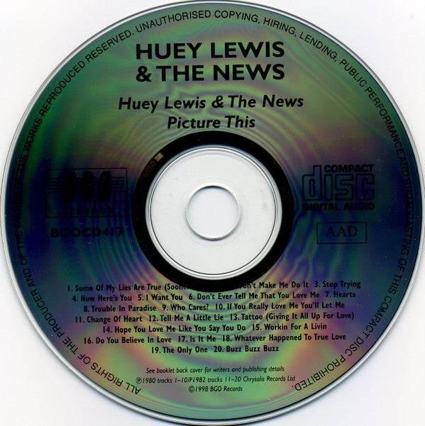 Huey Lewis & The News : Huey Lewis & The News / Picture This (CD, Comp)