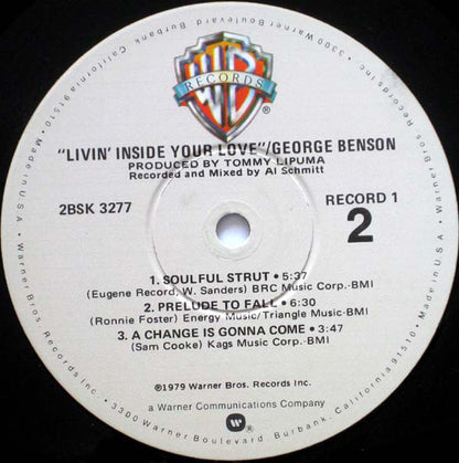 George Benson : Livin' Inside Your Love (2xLP, Album, Los)