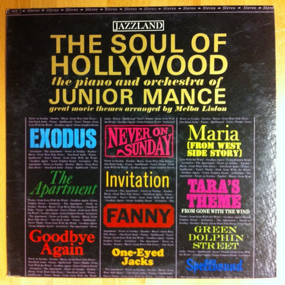 Junior Mance : The Soul Of Hollywood (LP, Album, RE)